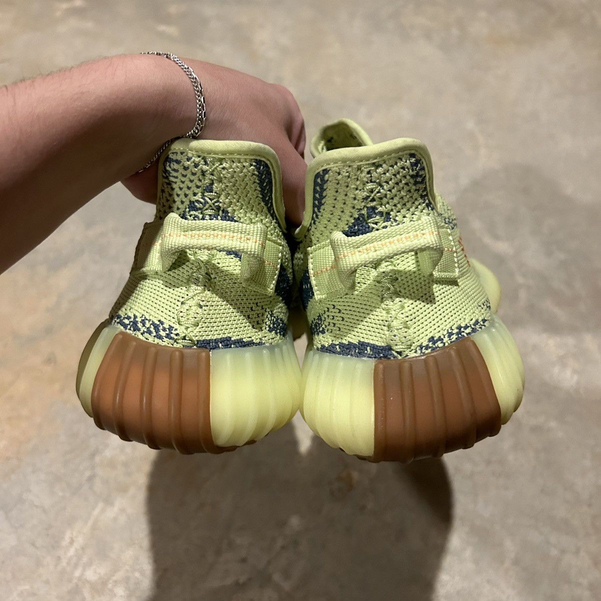 Adidas × Kanye West × Yeezy Adidas Yeezy Boost 350 V2 Semi Frozen Yellow 2017 US 8 Size US 8 / EU 41 - 6 Thumbnail