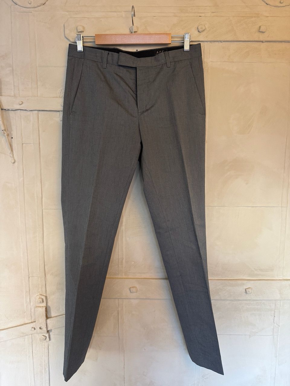 A.P.C. Blue/Grey A.P.C. Mens Cotton Suit Size 38R - 6 Thumbnail