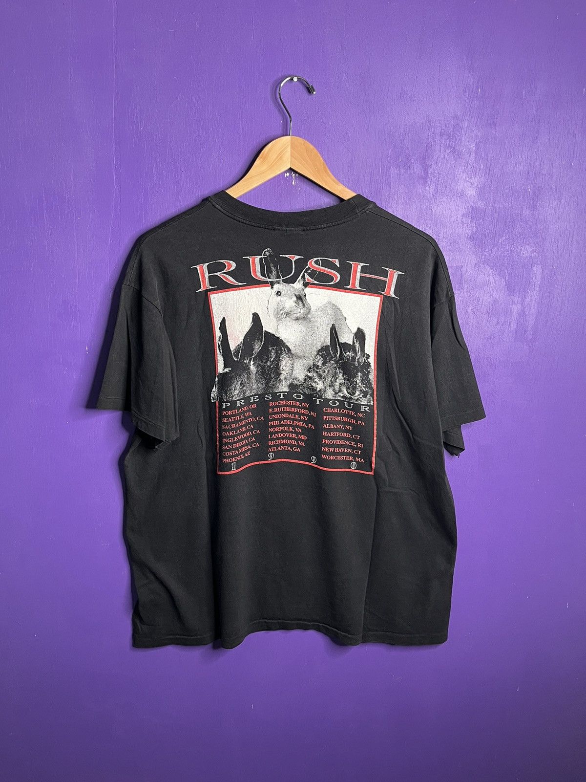 Band Tees × Vintage Vintage 1990 RUSH presto tour t-shirt Size US XL / EU 56 / 4 - 2 Thumbnail