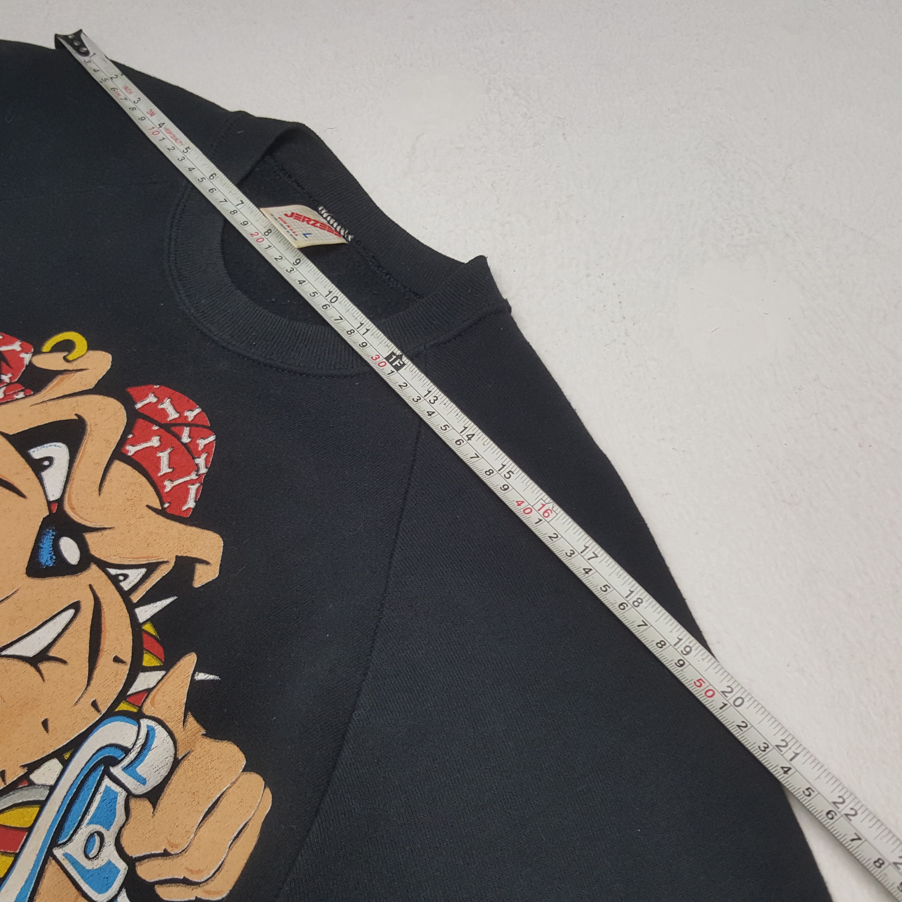 Cartoon Network × Vintage Vintage Bulldog Chopper Bikers Style Sweatshirt C283N4 Size US L / EU 52-54 / 3 - 6 Thumbnail