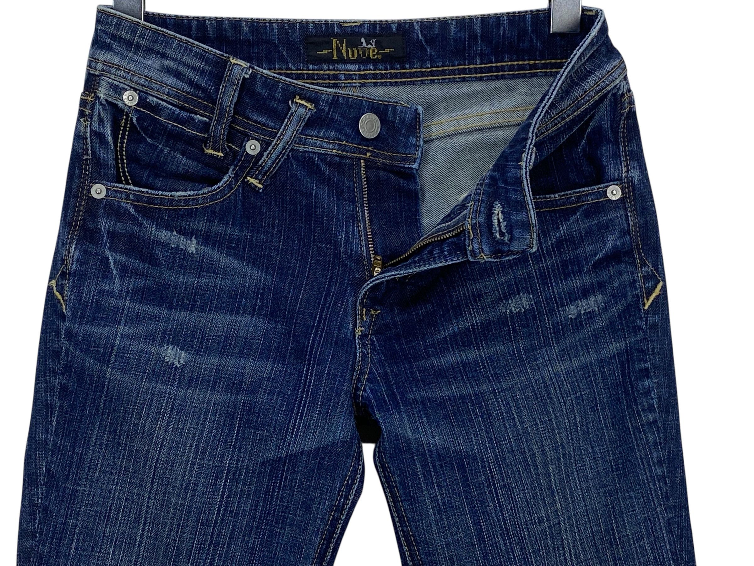 Japanese Brand Nove Low Rise Women Jeans Size 26" / US 2 / IT 38 - 8 Thumbnail