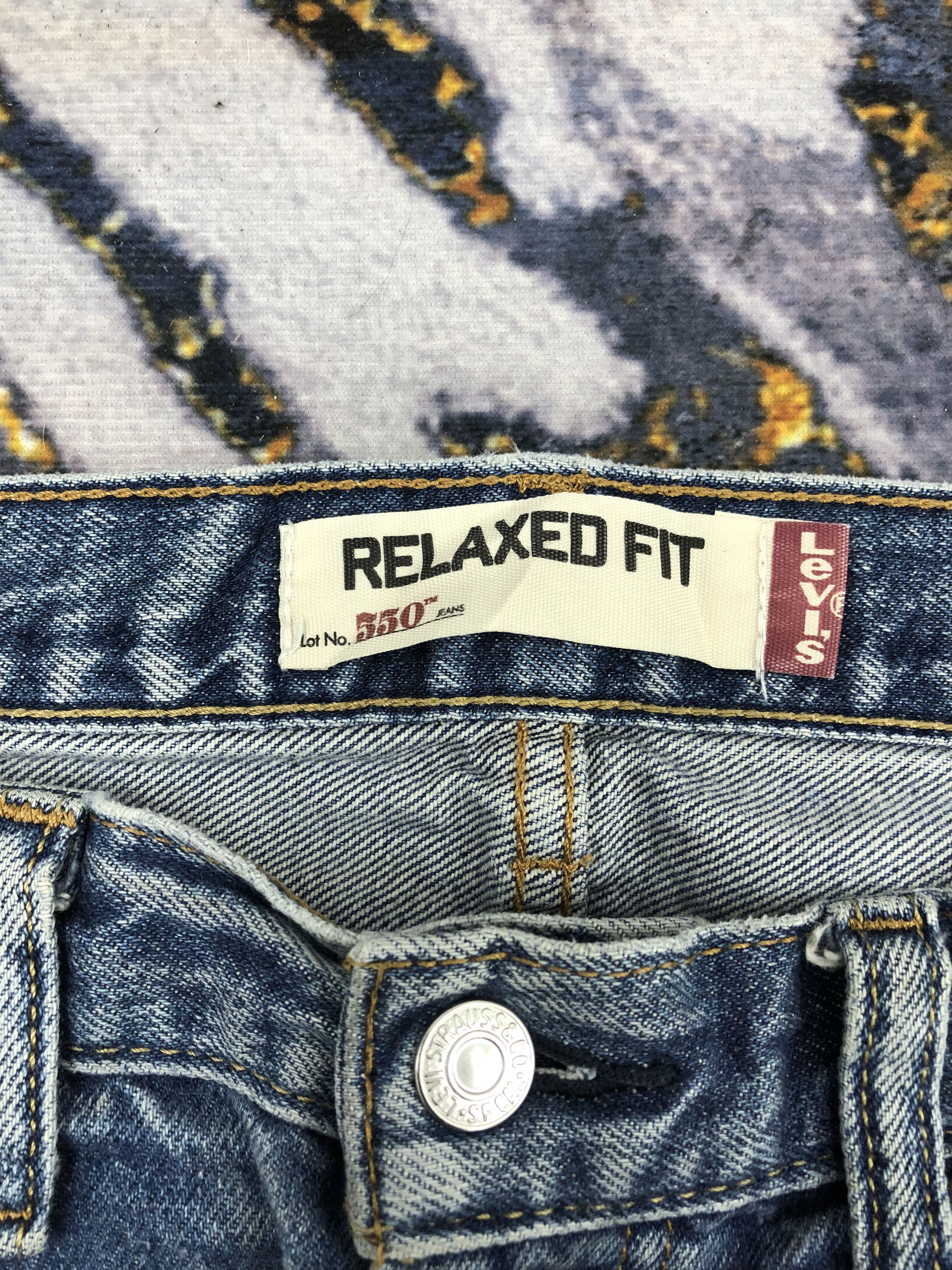 Levi's Vintage Levis 550 Faded Blue Jeans DPP0186 Size US 34 / EU 50 - 8 Thumbnail
