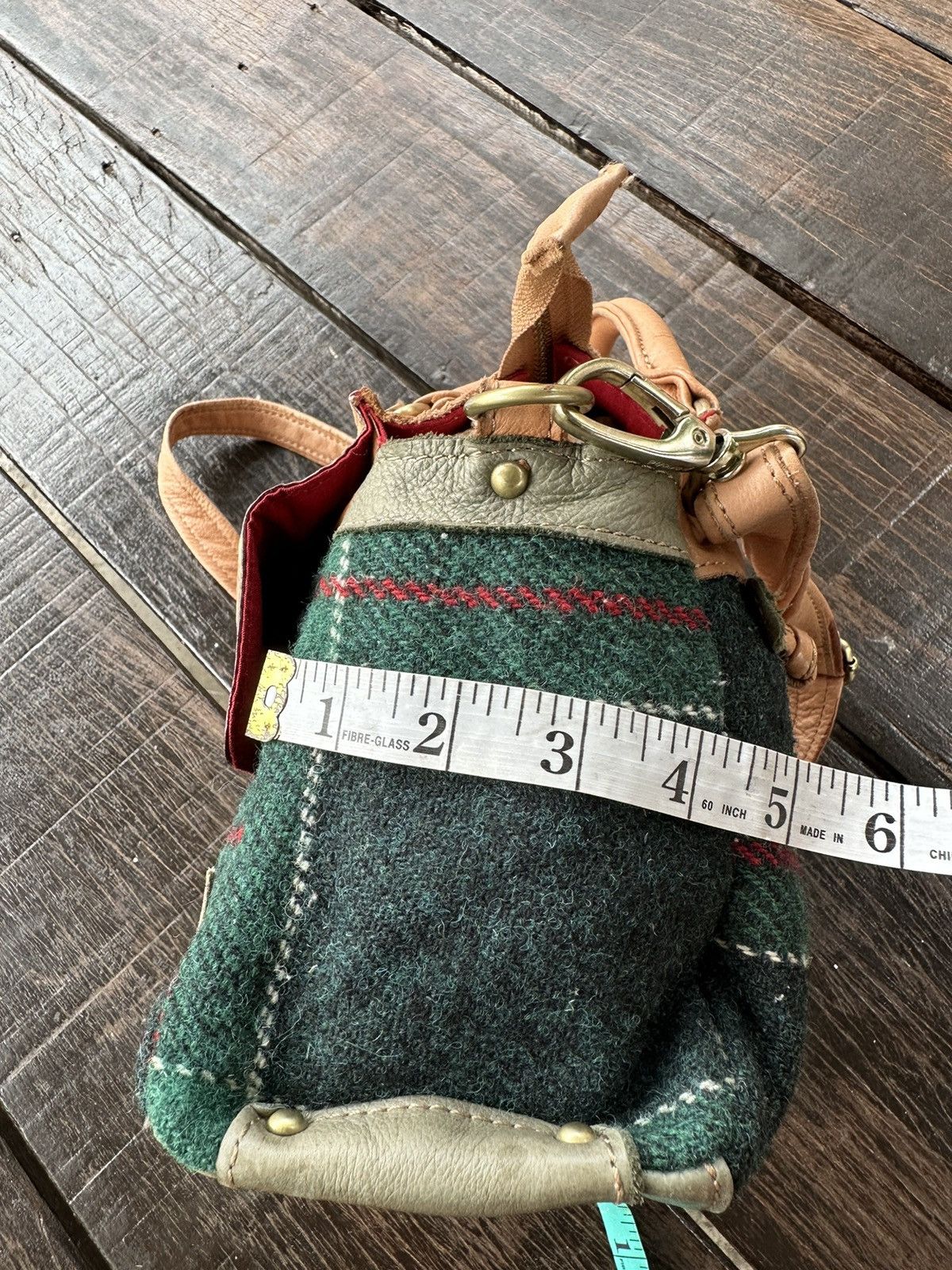 Harris Tweed Harris tweed shoulder bag nice design Size ONE SIZE - 8 Thumbnail
