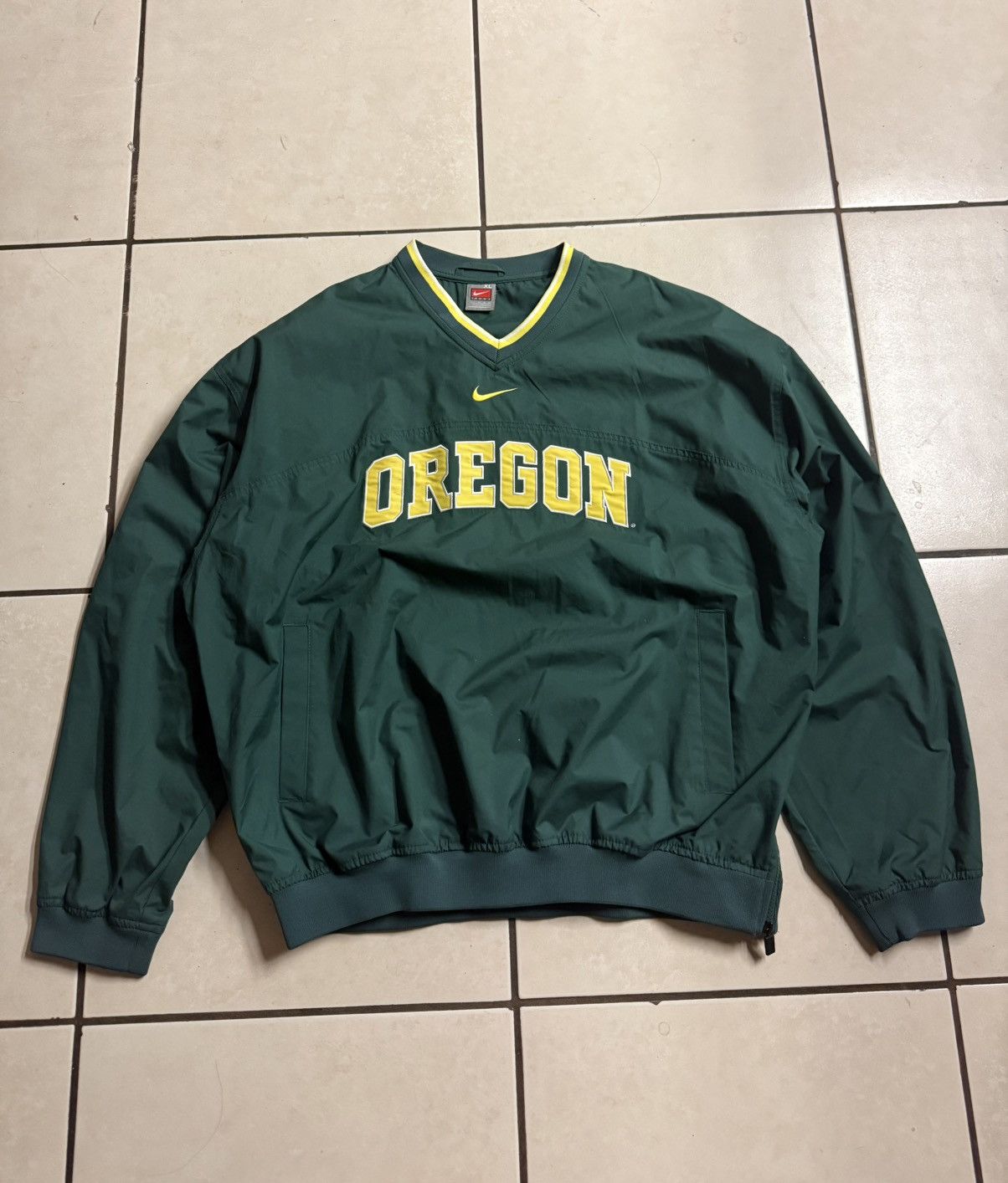 Vintage Nike Center Swoosh Oregon Ducks Windbreaker Jacket