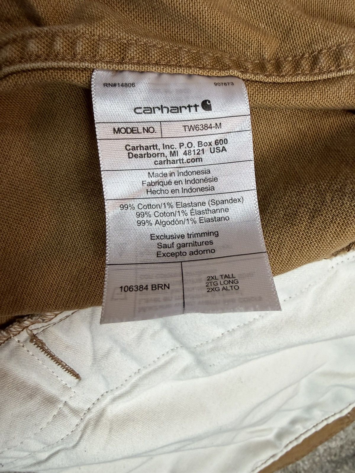 Carhartt Carhartt Rugged Flex Canvas Work Size US XXL / EU 58 / 5 - 8 Thumbnail