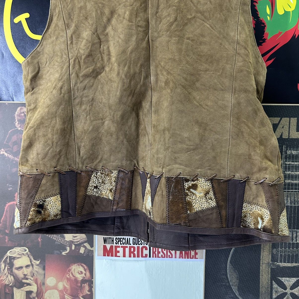 Vintage Vintage Cizenne Japanese Sheepskin Leather Vest Size US S / EU 44-46 / 1 - 7 Thumbnail