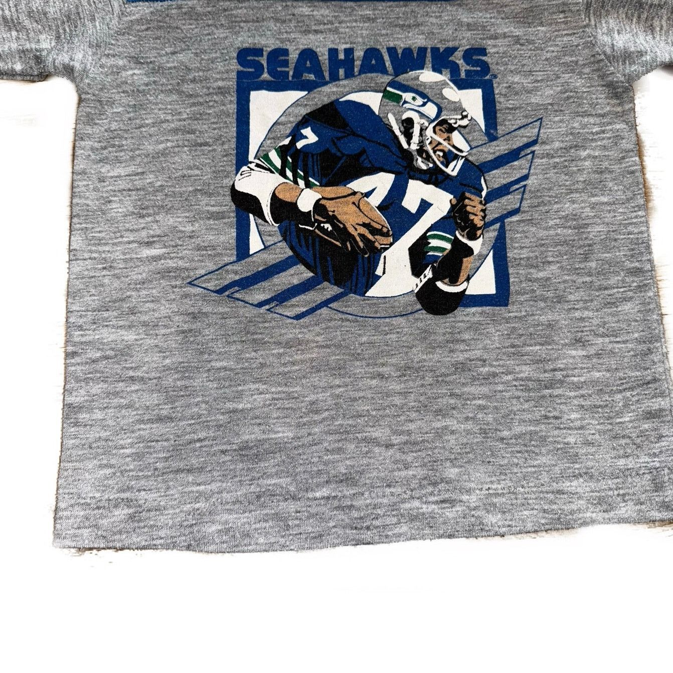 NFL ALL PRO Kids vintage Seattle Seahawks t-shirt 5/6T Size US XXS / EU 40 - 3 Thumbnail