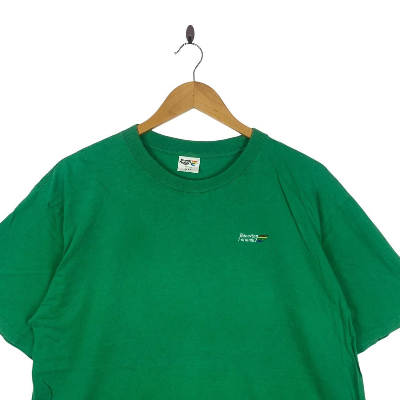 Benetton Vintage BENETTON FORMULA 1 Racing Team Motorsport Tee Shirt Size US XL / EU 56 / 4 - 2 Thumbnail