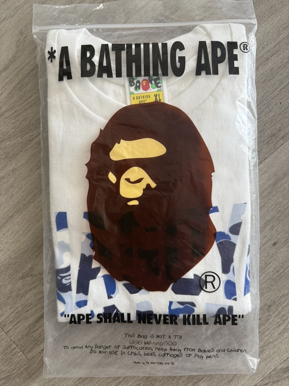 Bape Bape Nagoya store camo tee Size US XL / EU 56 / 4 - 2 Thumbnail