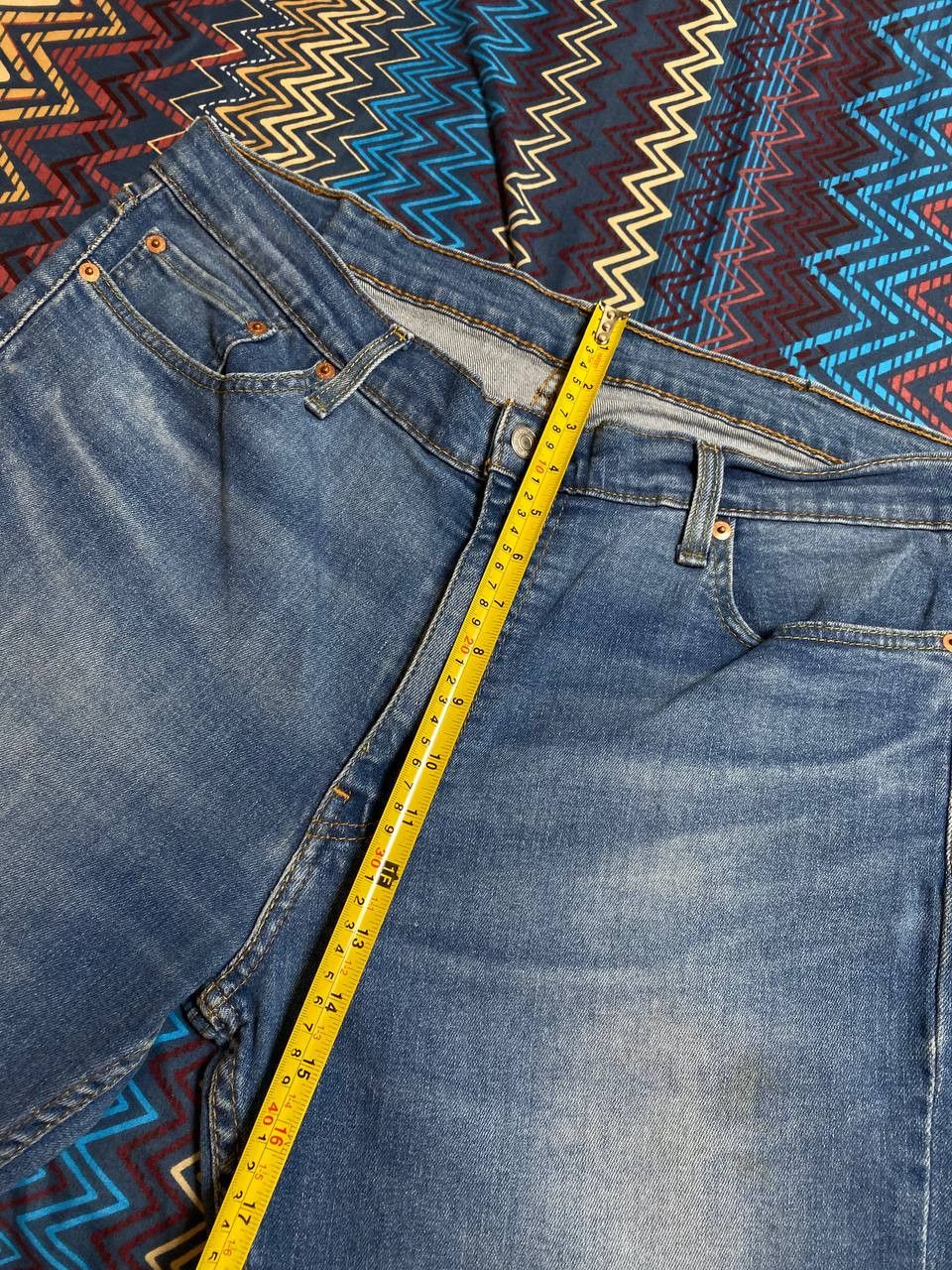Levi's × Vintage Vintage Levis 511 Jeans Distressed Faded Flared Baggy Y2K Size US 38 / EU 54 - 10 Thumbnail