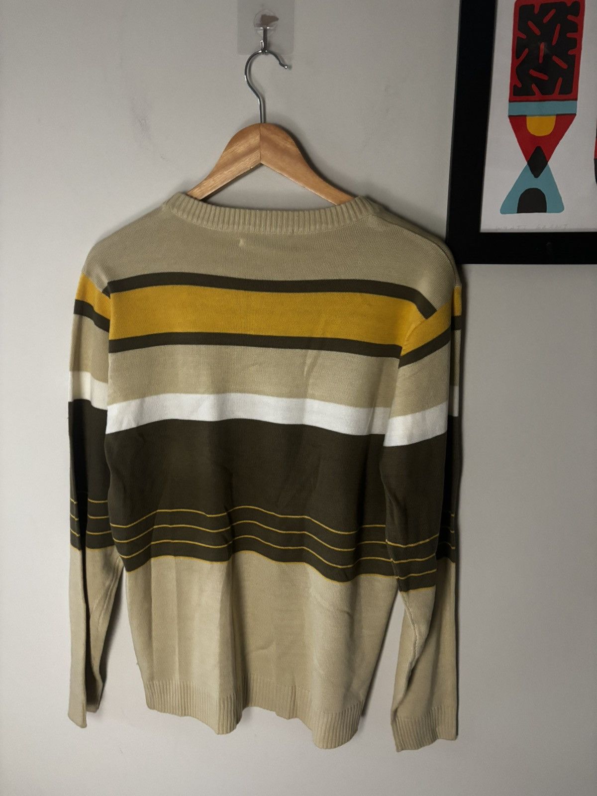 Giorgio Armani Vintage Giorgio Armani Striped Sweater Size US M / EU 48-50 / 2 - 3 Thumbnail