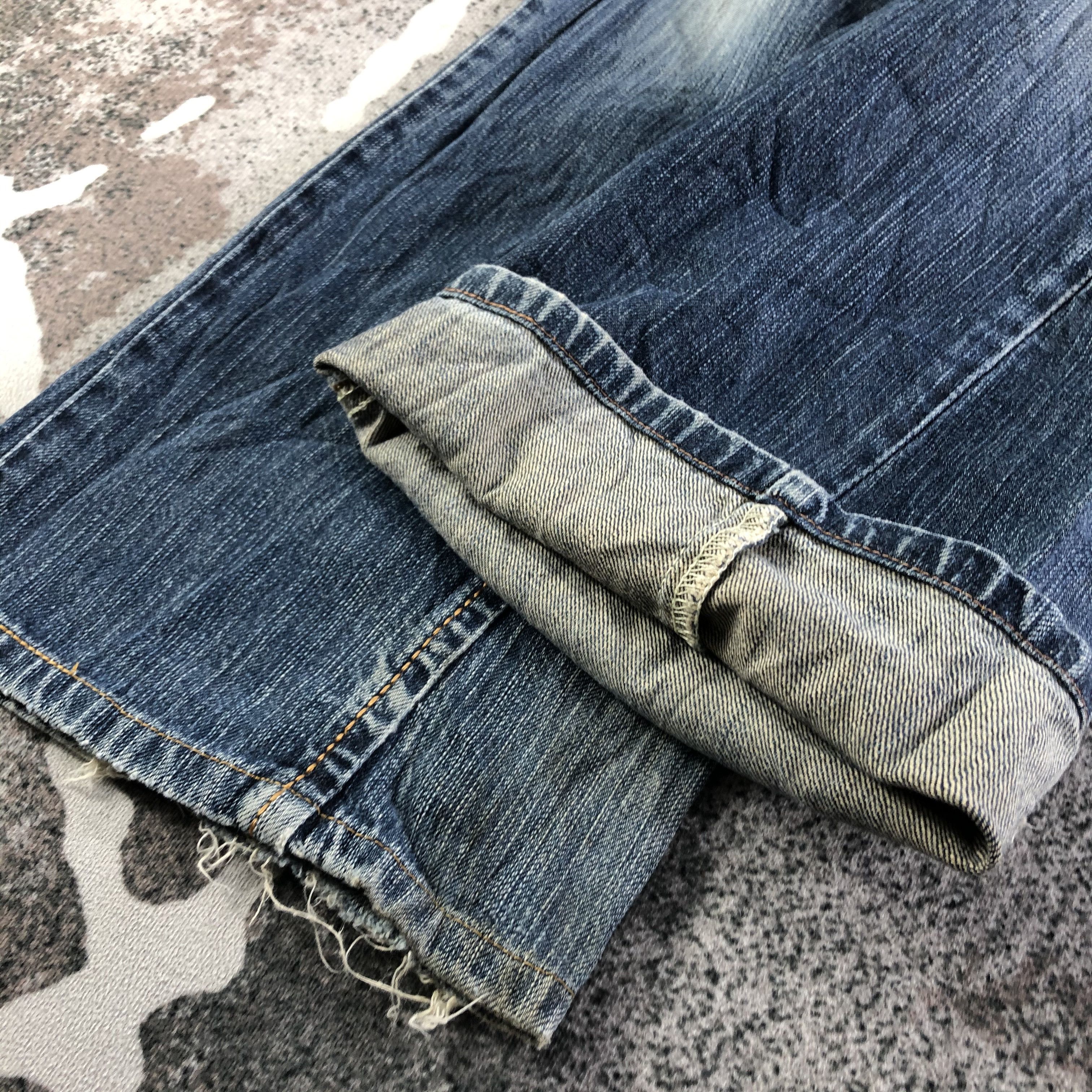 Edwin Edwin XV Flare Jeans Faded Blue Denim KJ3052 Size US 30 / EU 46 - 7 Thumbnail