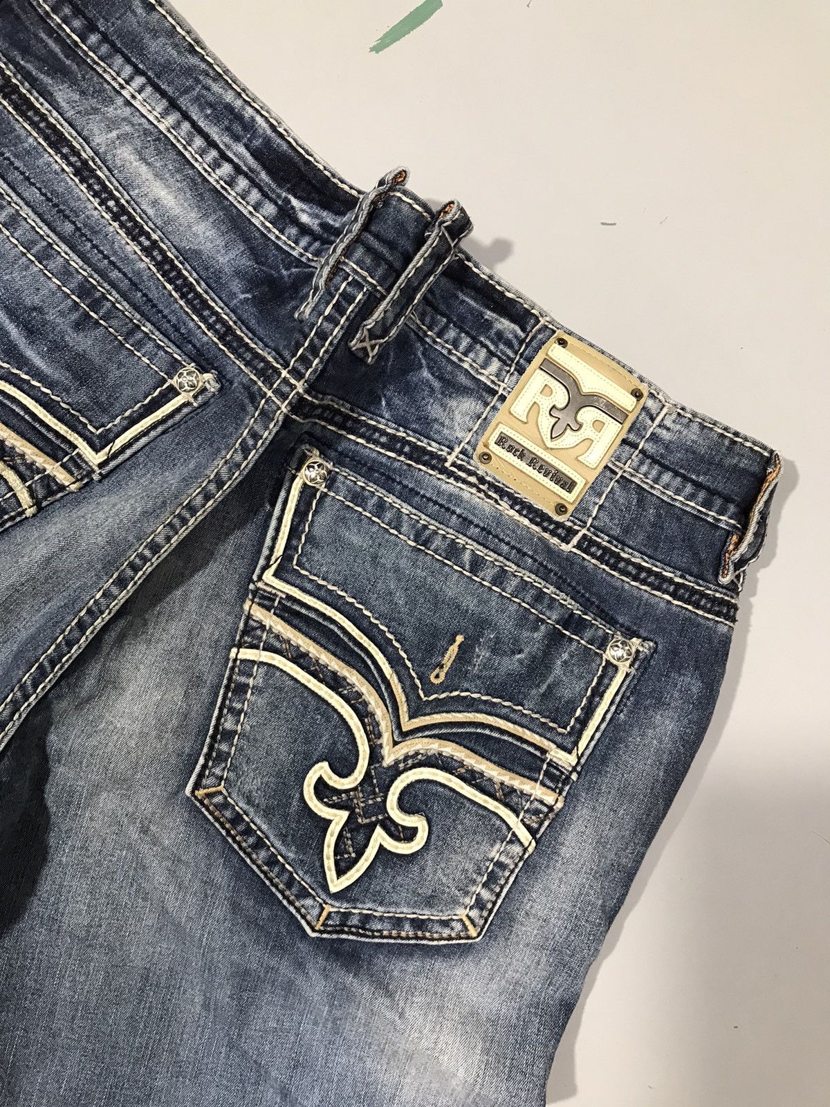 Rock Revival Vintage rock revival embroidered denim Size US 44 / EU 60 - 12 Thumbnail