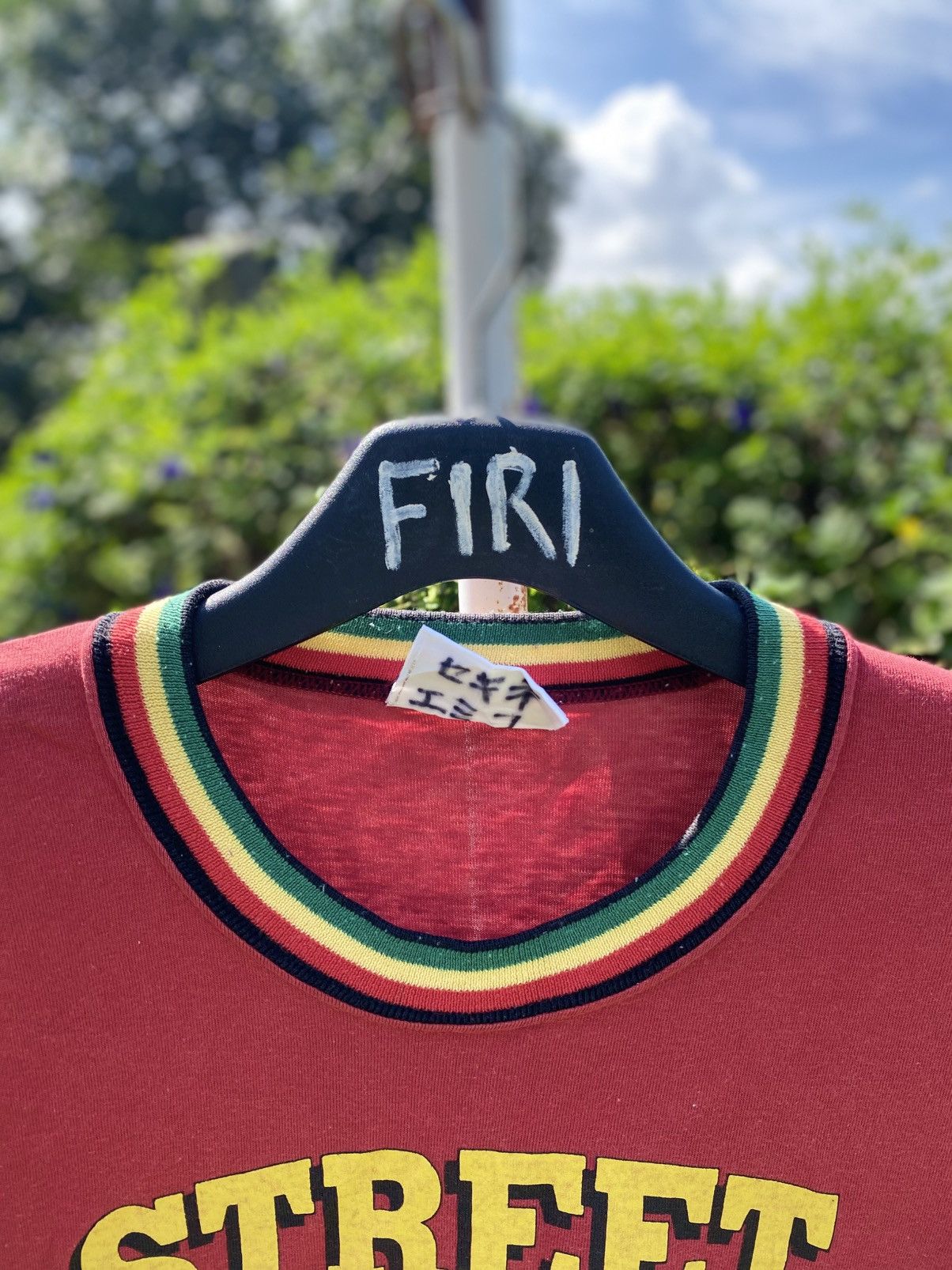 Reebok Very Rare Reebok Street Beat Rasta Collar T-Shirt Size US M / EU 48-50 / 2 - 4 Thumbnail
