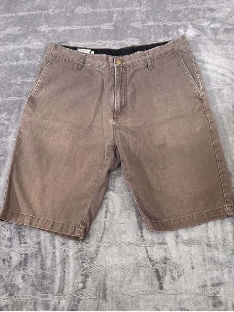 Volcom Men's Volcom Shorts, Size 32, Brown Size US 33 - 1 Thumbnail