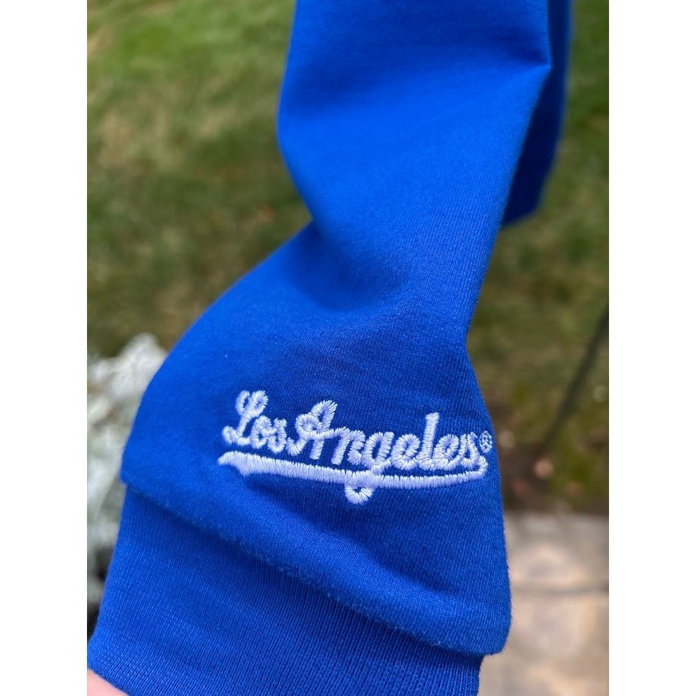 Los Angeles Apparel Los Angeles Dodgers Unisex Men's Hoodie M Blue Scroll Logo Size US M / EU 48-50 / 2 - 5 Thumbnail