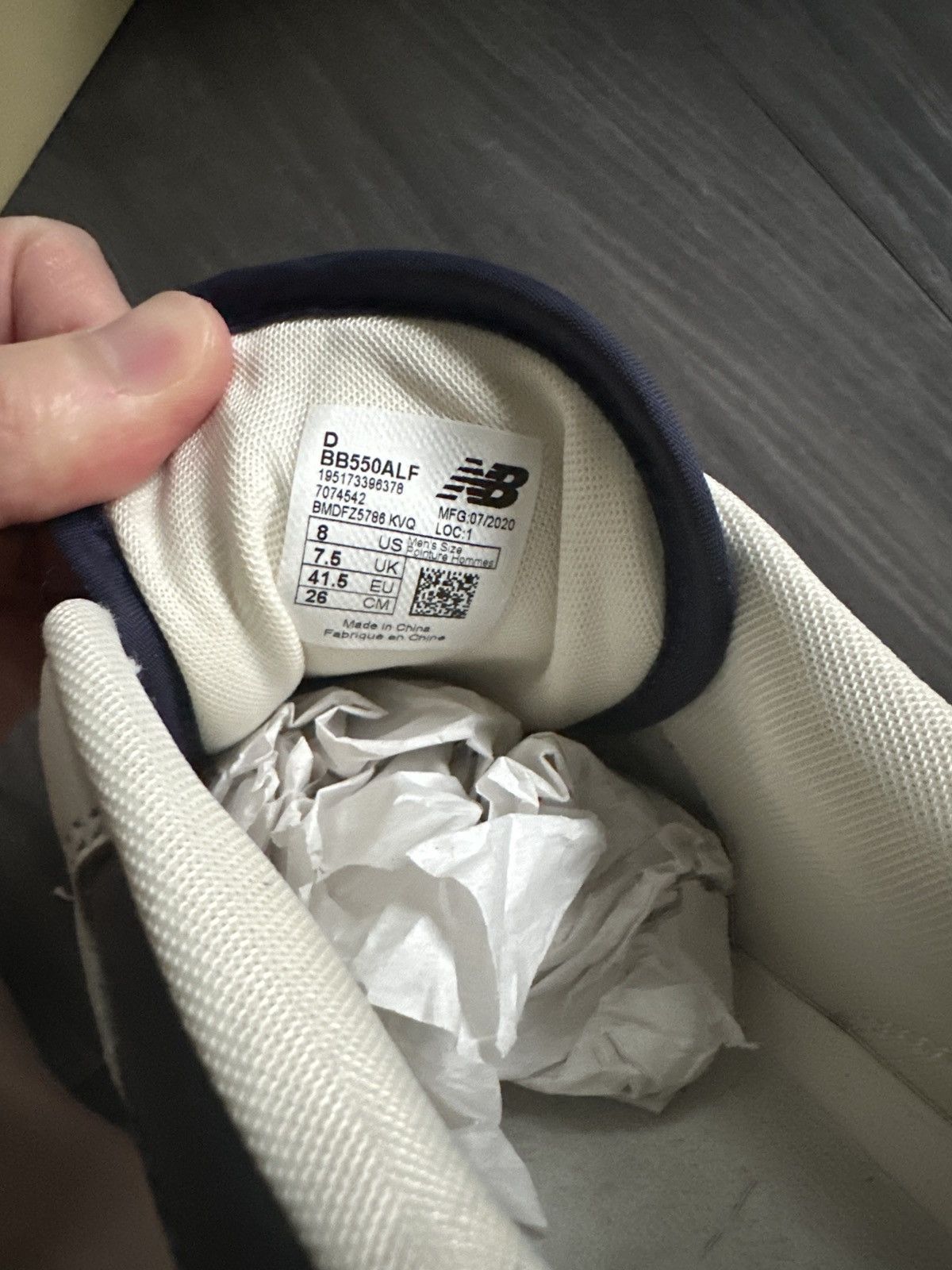 Aime Leon Dore × New Balance Aime Leon Dore x New Balance - Navy 550s Size US 8 / EU 41 - 6 Thumbnail