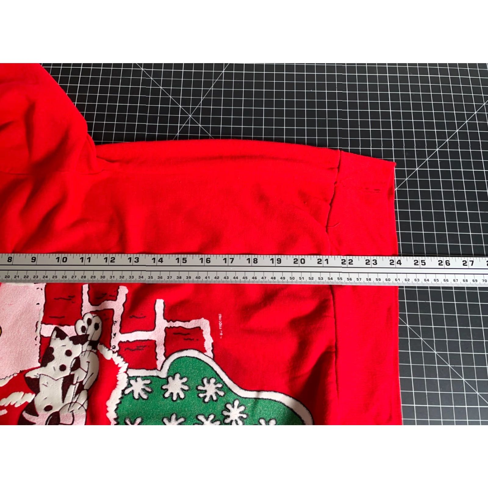 Vintage VINTAGE BJ Frog 80s Christmas Kittens Sweatshirt Women's Large Red Holiday Cat Print Pullover Size L / US 10 / IT 46 - 6 Thumbnail