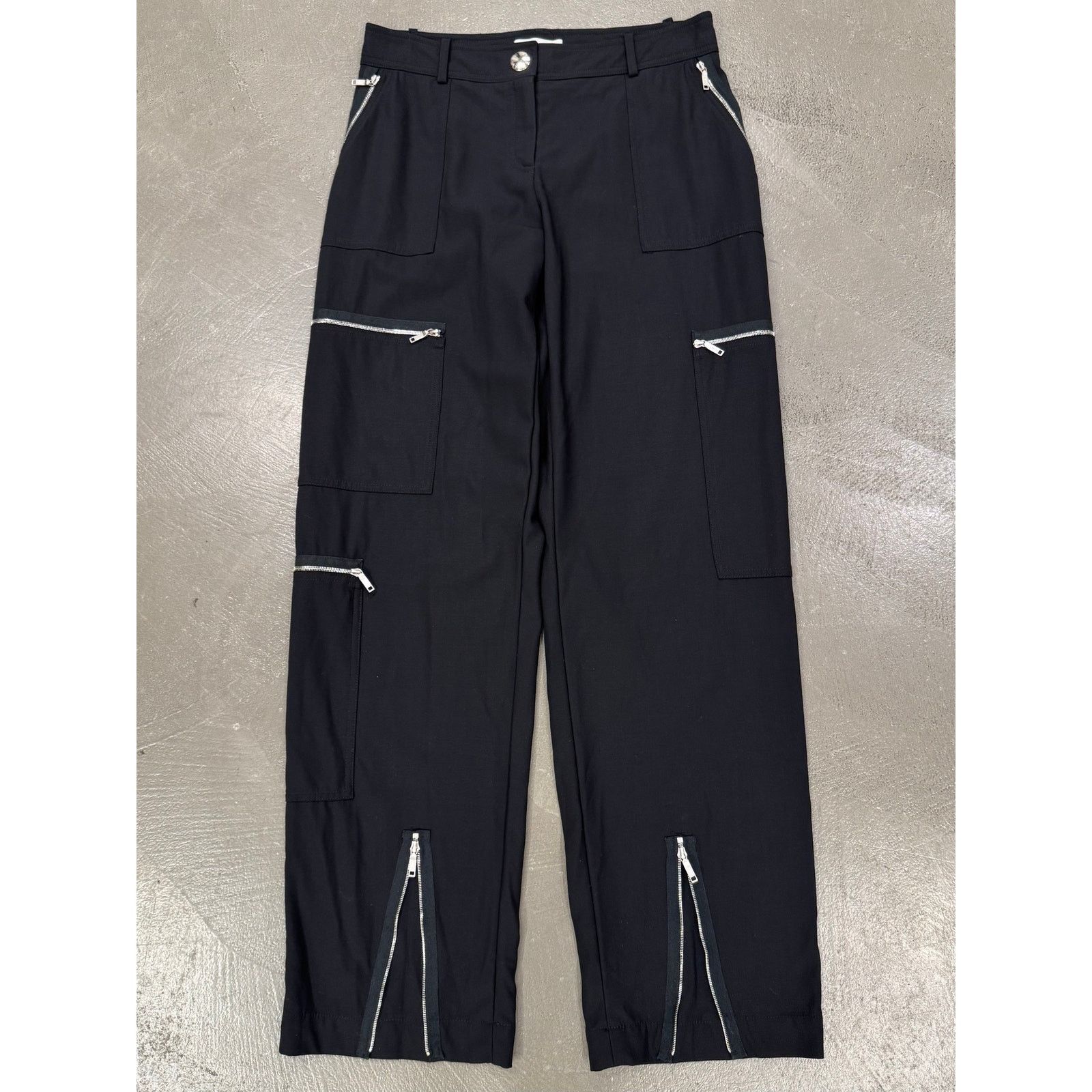 Celine A/W2002 Celine by Micheal Kors nylon zipper cargo pants Size 27" / US 4 / IT 40 - 1 Thumbnail