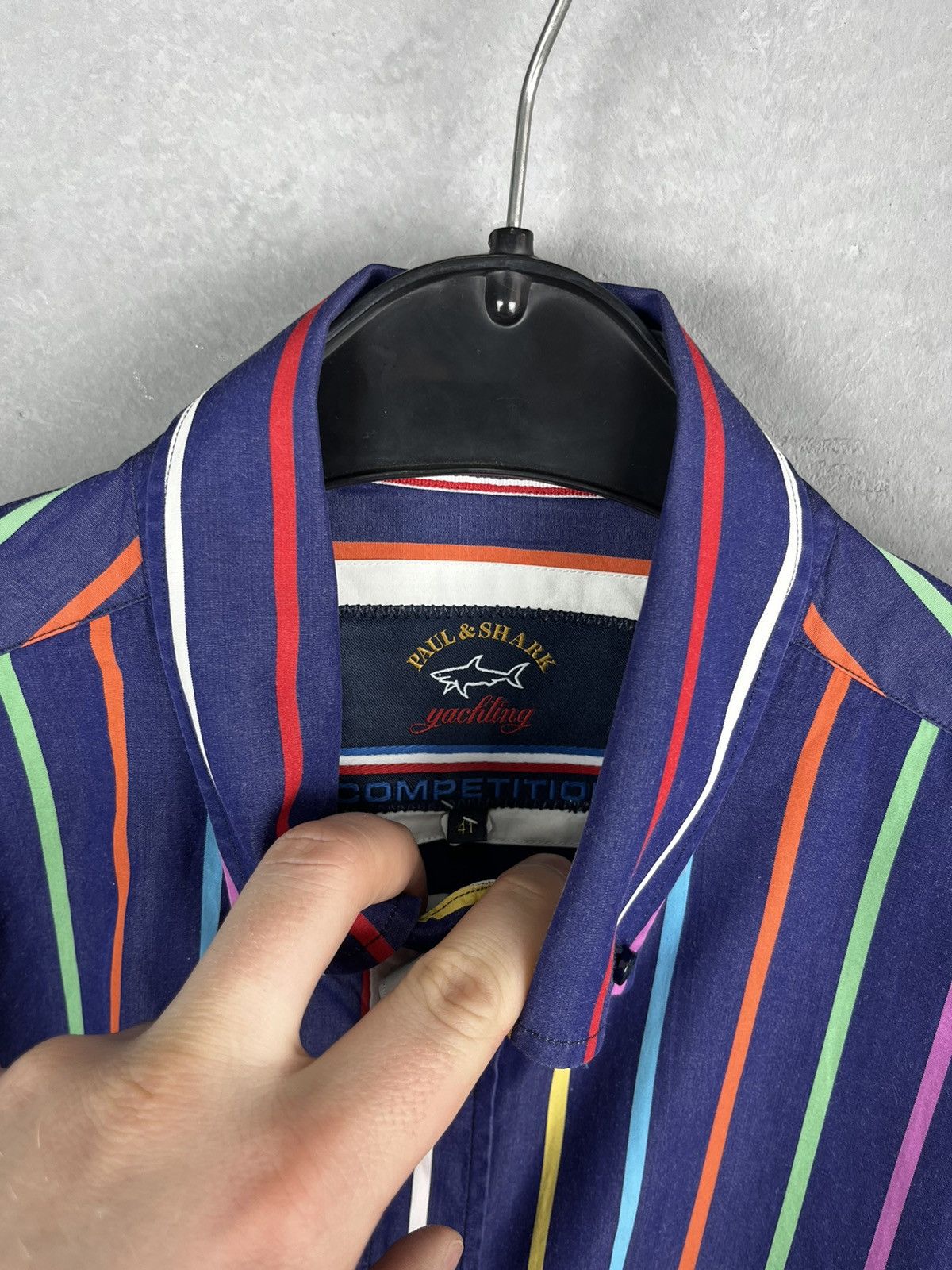 Other × Paul & Shark Paul & Shark Multicolored Striped Shirt Long Size US L / EU 52-54 / 3 - 8 Thumbnail