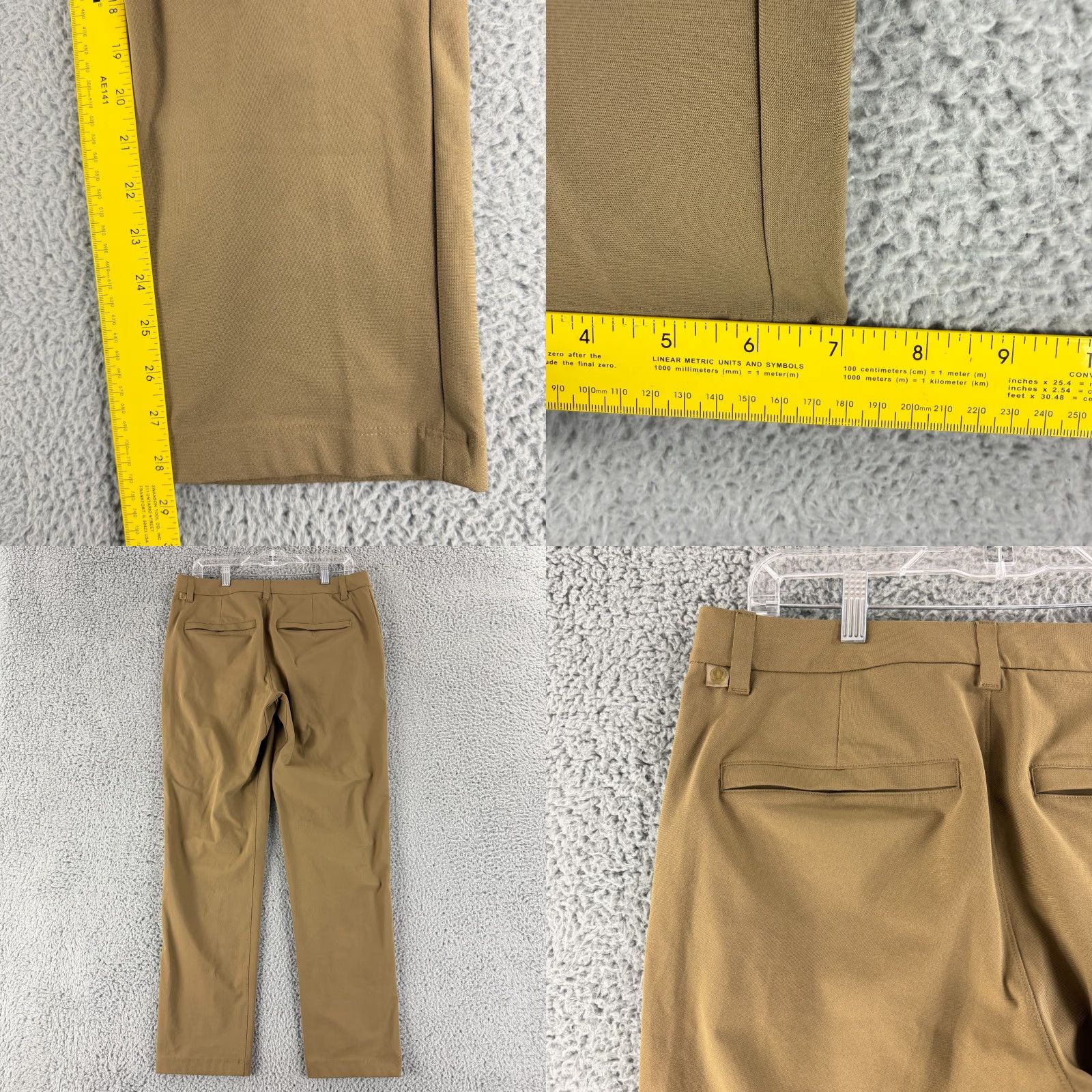 Lululemon Lululemon ABC Pant Mens Size 32 Brown Classic Fit 5 Pocket Straight Leg Stretch Pants Casual City Mens Size US 32 / EU 48 - 8 Thumbnail