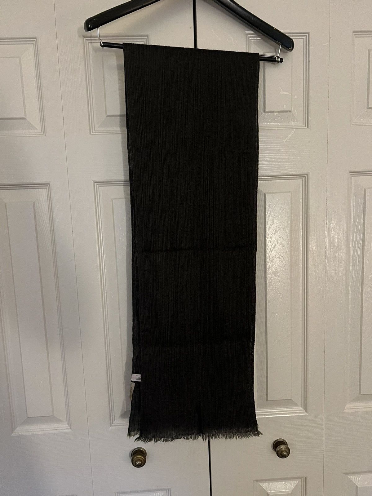 Bottega Veneta Bottega Veneta forest green cashmere lightweight scarf. Size ONE SIZE - 3 Thumbnail
