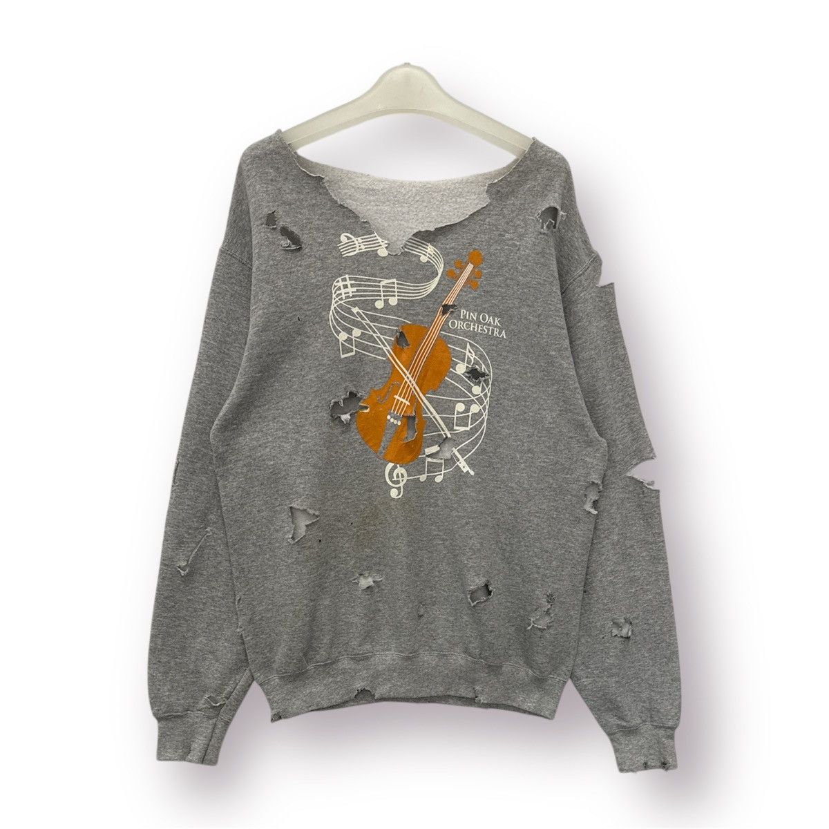 🔥 Pin Oak Orchestra Homeless Muzic symbol Distressed Sweat