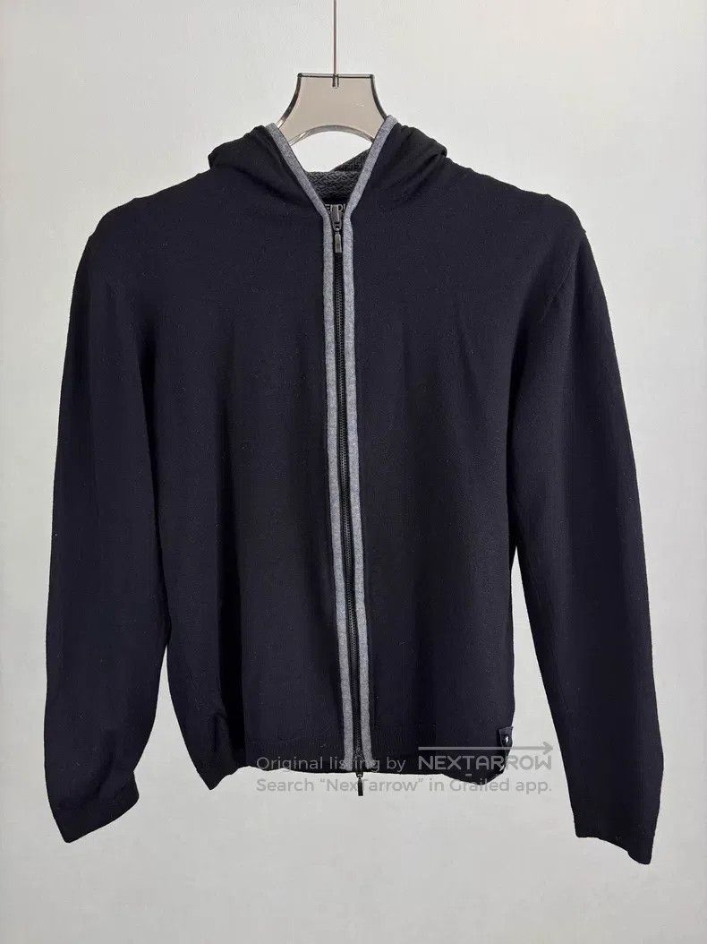 Fendi Fendi Black lining all-over print wool zipper jacket Size US L / EU 52-54 / 3 - 1 Thumbnail