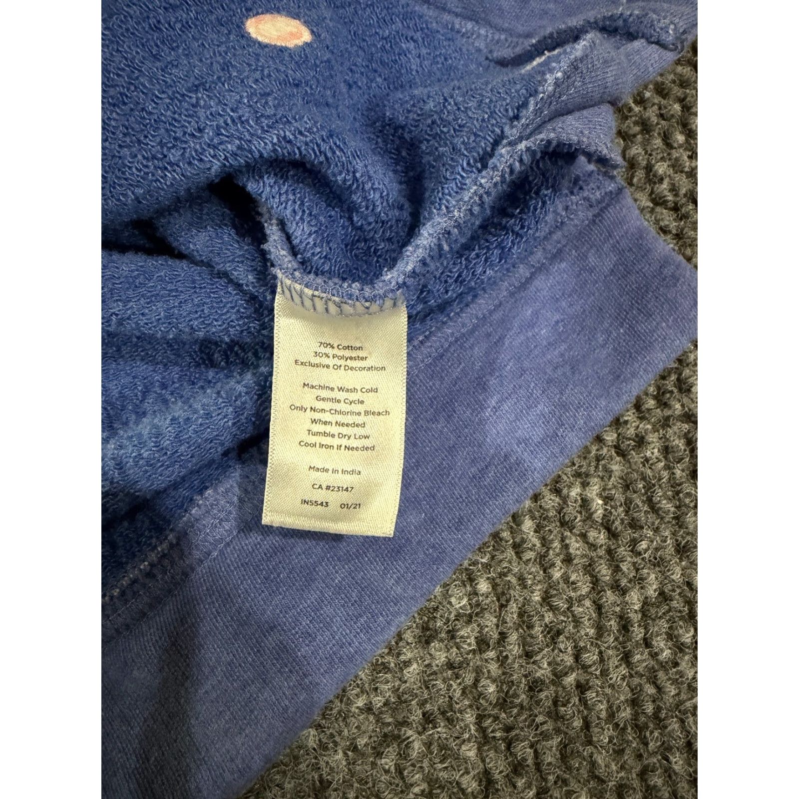 Talbots Talbots Sweater Womens XS Blue Polka Dot Pullover Crewneck Cozy Knit All Seasons Regular Long Sleeve Mens? Size XS / US 0-2 / IT 36-38 - 6 Thumbnail