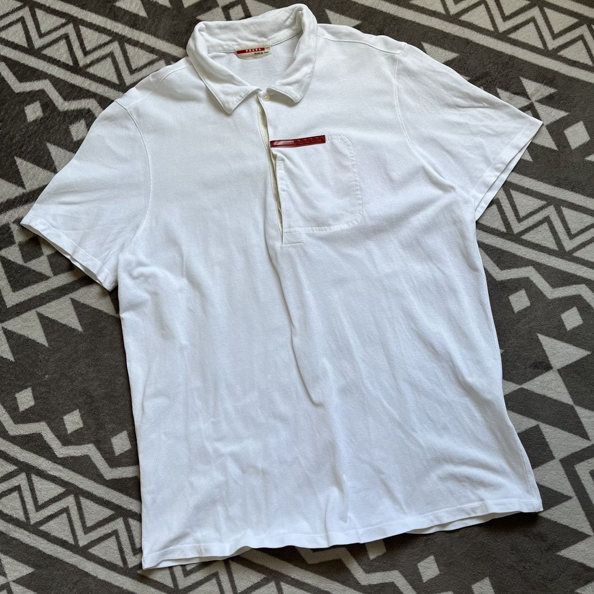 Prada Vintage Prada sport polo shirt Size US L / EU 52-54 / 3 - 2 Thumbnail