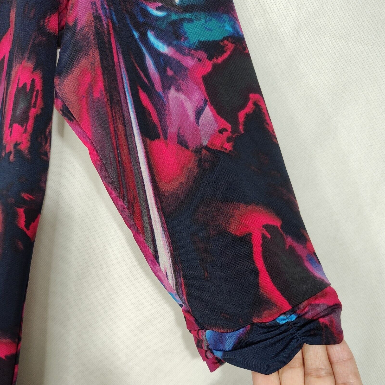 Other Daisy Fuentes Tunic Top Women Size L Blue Pink Red Colorful Size L / US 10 / IT 46 - 3 Thumbnail