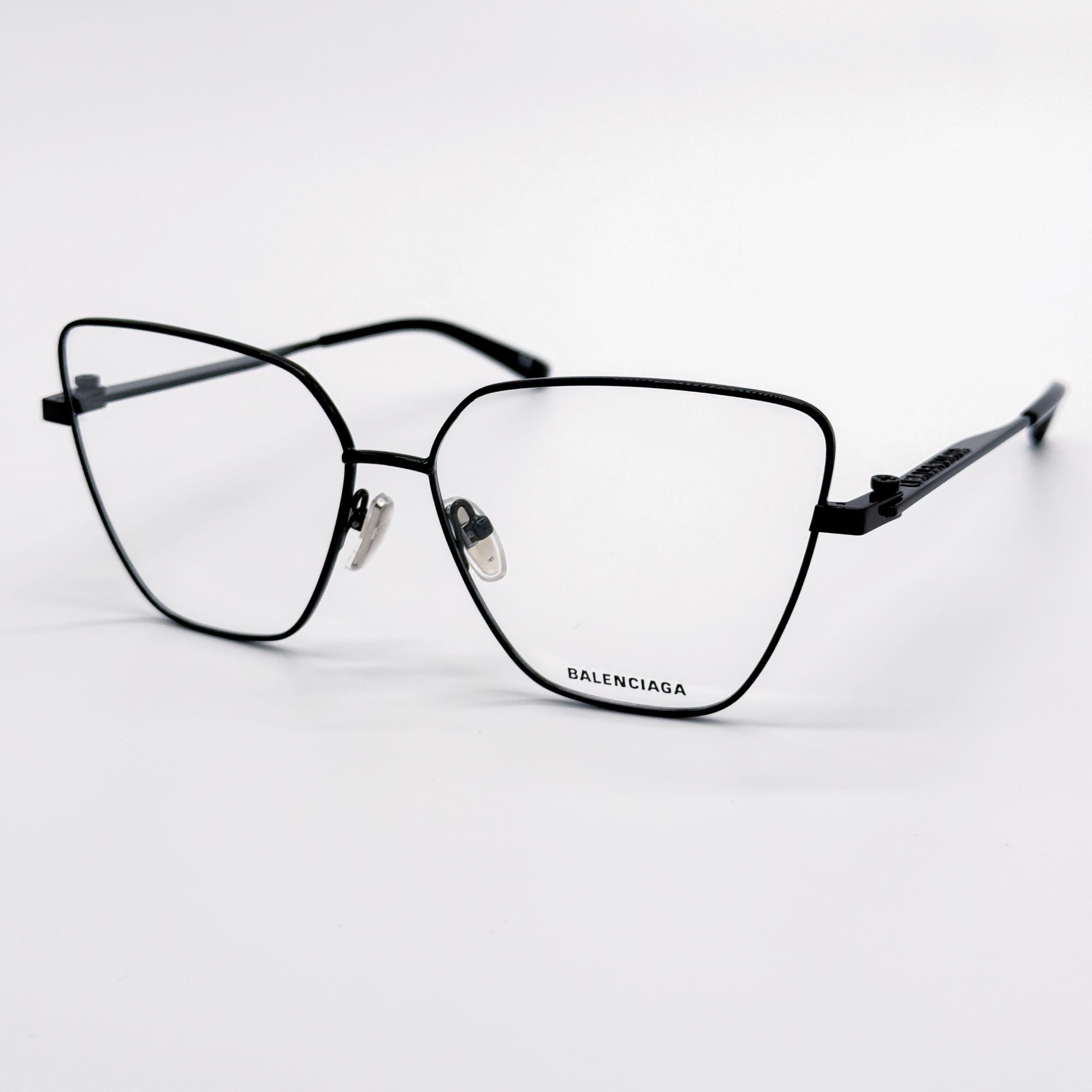 Balenciaga NEW BALENCIAGA EYEGLASSES BB0170O 003 CAT EYE BLACK WOMEN EY Size ONE SIZE - 5 Thumbnail