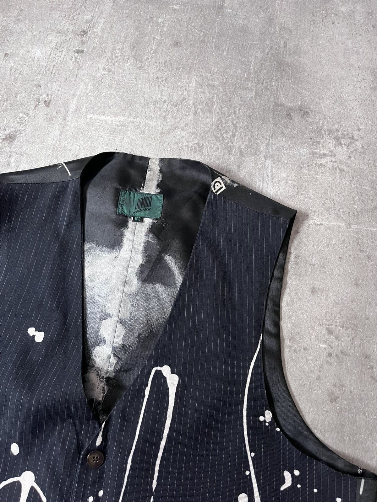 Jean Paul Gaultier Jean Paul Gaultier Junior S/S 1990 X-Ray reversible vest Size US L / EU 52-54 / 3 - 4 Thumbnail