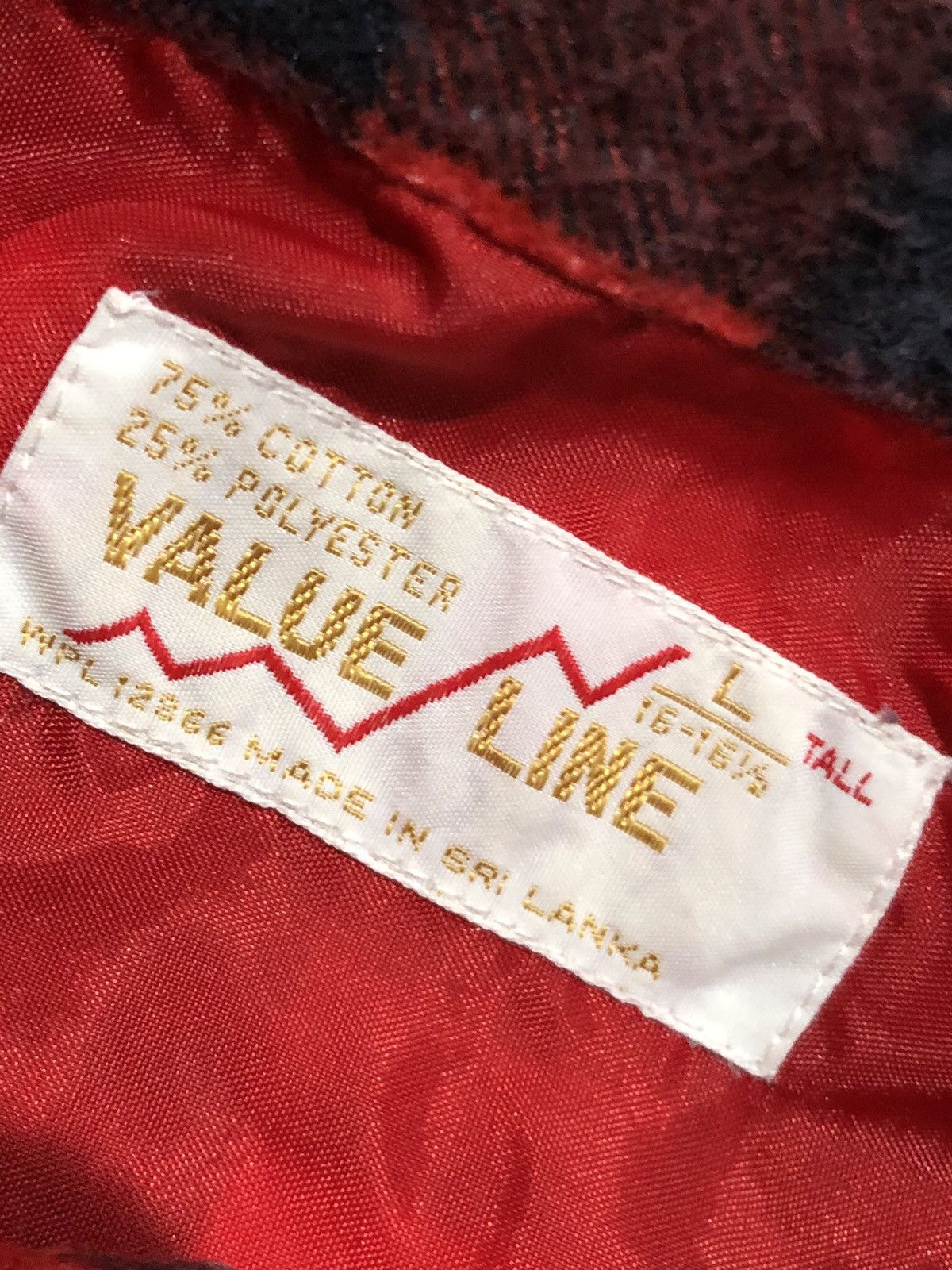 Vintage 70s Value Line Buffalo Plaid Flannel Size US L / EU 52-54 / 3 - 5 Thumbnail