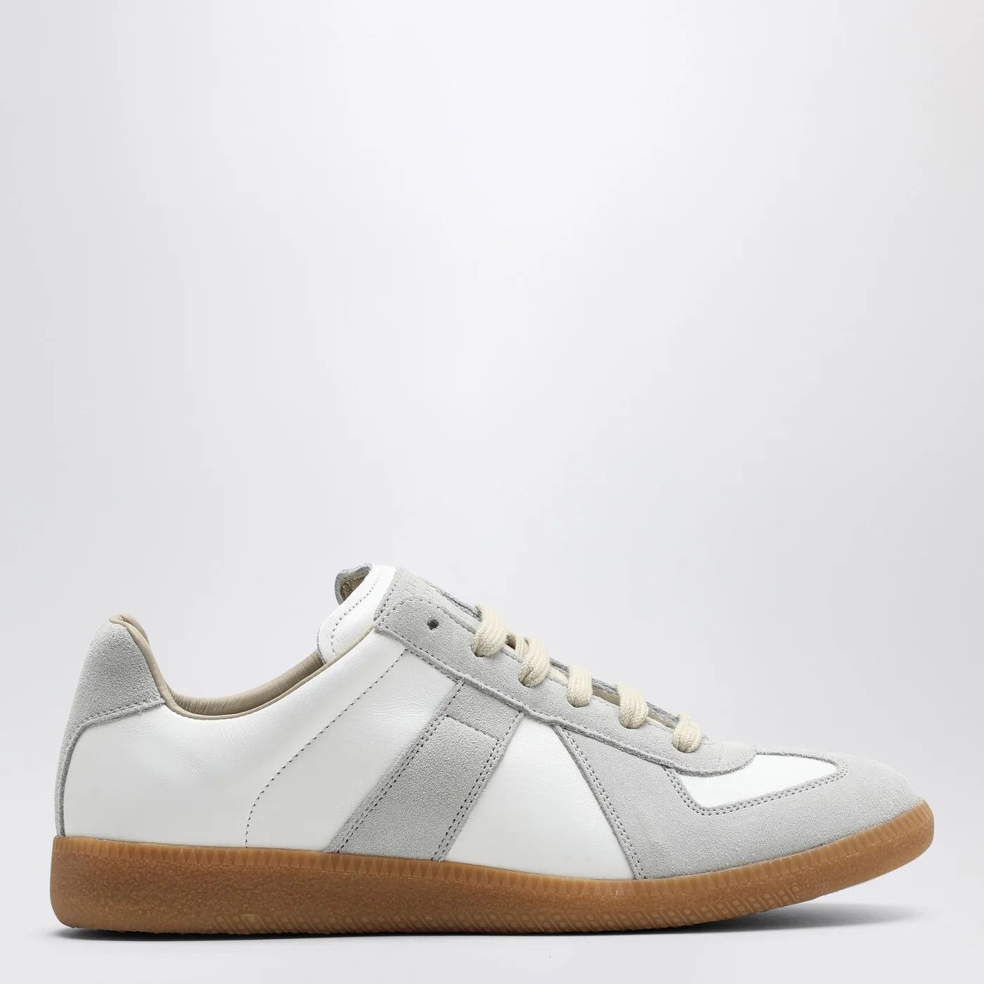 Maison Margiela o1d2blof0426 Low-Top Sneakers in Grey/White Size US 9 / IT 39 - 1 Thumbnail