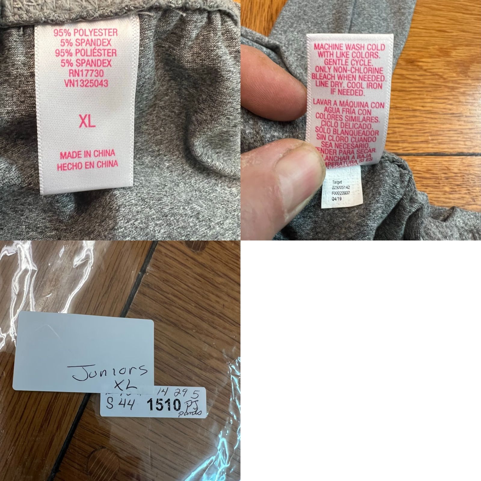 Vintage VINTAGE Target Lounge Pants Elastic Stretch Waist Gray Women's XL 28X29 Athleisure Jogger Pants Womens XL Gray 28x29 Size 40" / US 18 - 8 Thumbnail