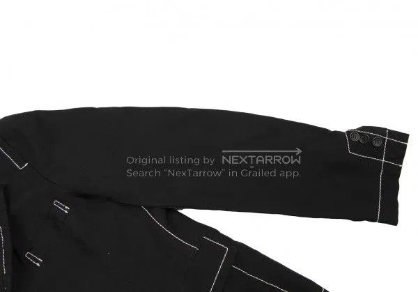Comme des Garcons Comme des Garcons Black Retro Stitched Blazer Size S / US 4 / IT 40 - 7 Thumbnail
