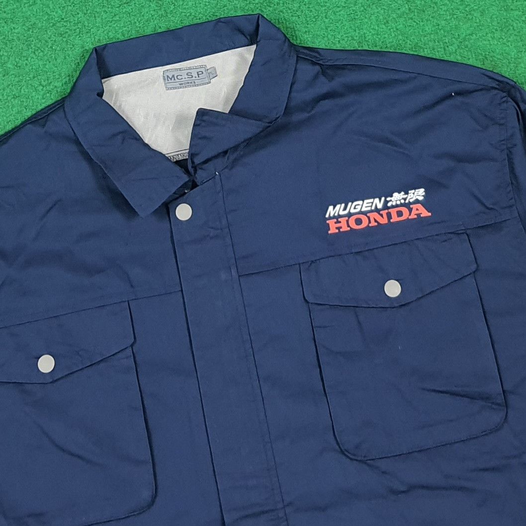 Japanese Brand Vintage Mugen HONDA Motorsports Custom Logo Jacket C287N19 Size US XXL / EU 58 / 5 - 4 Thumbnail