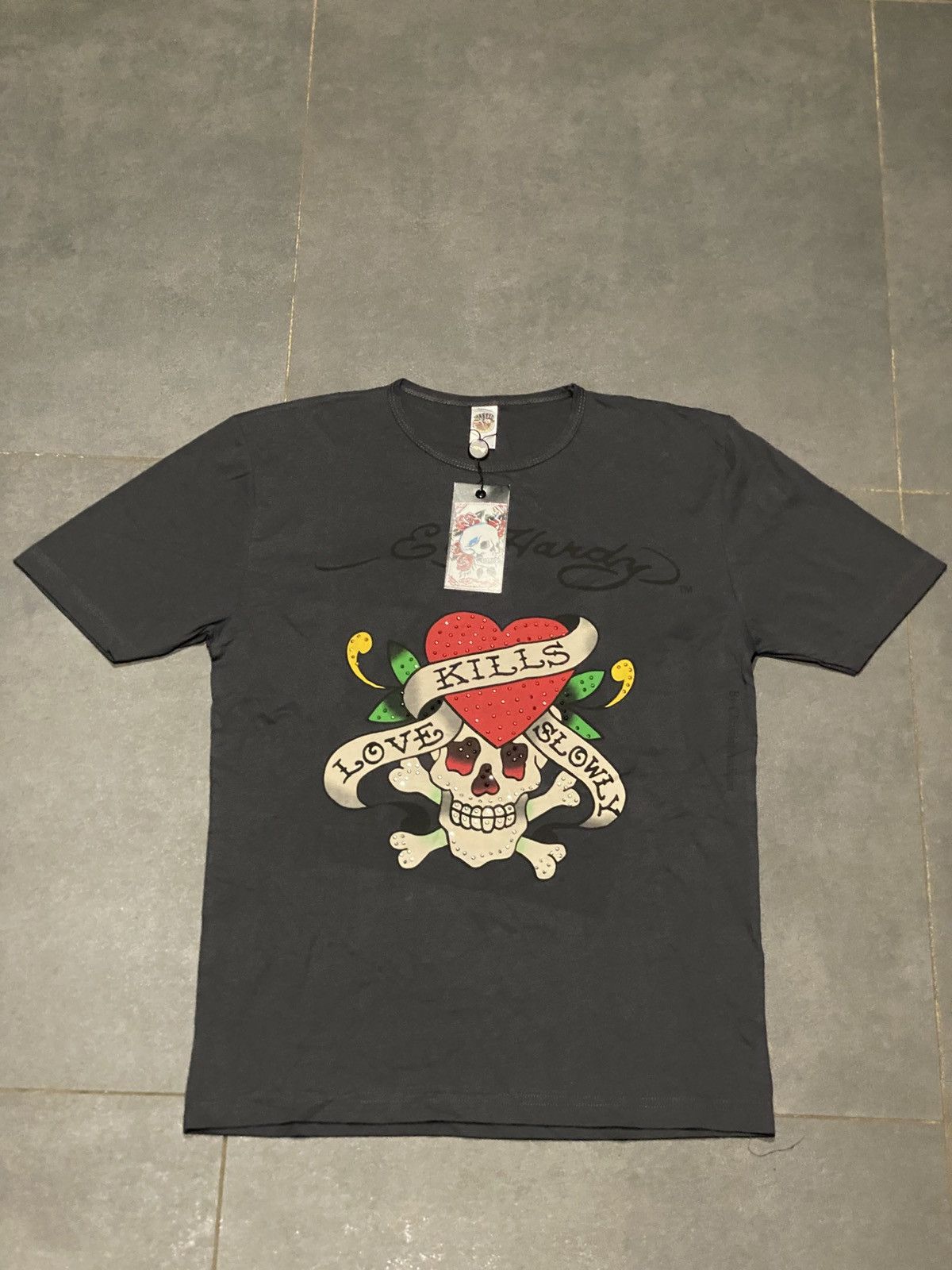 T shirt Ed Hardy Christian Audigier vintage japanese brand