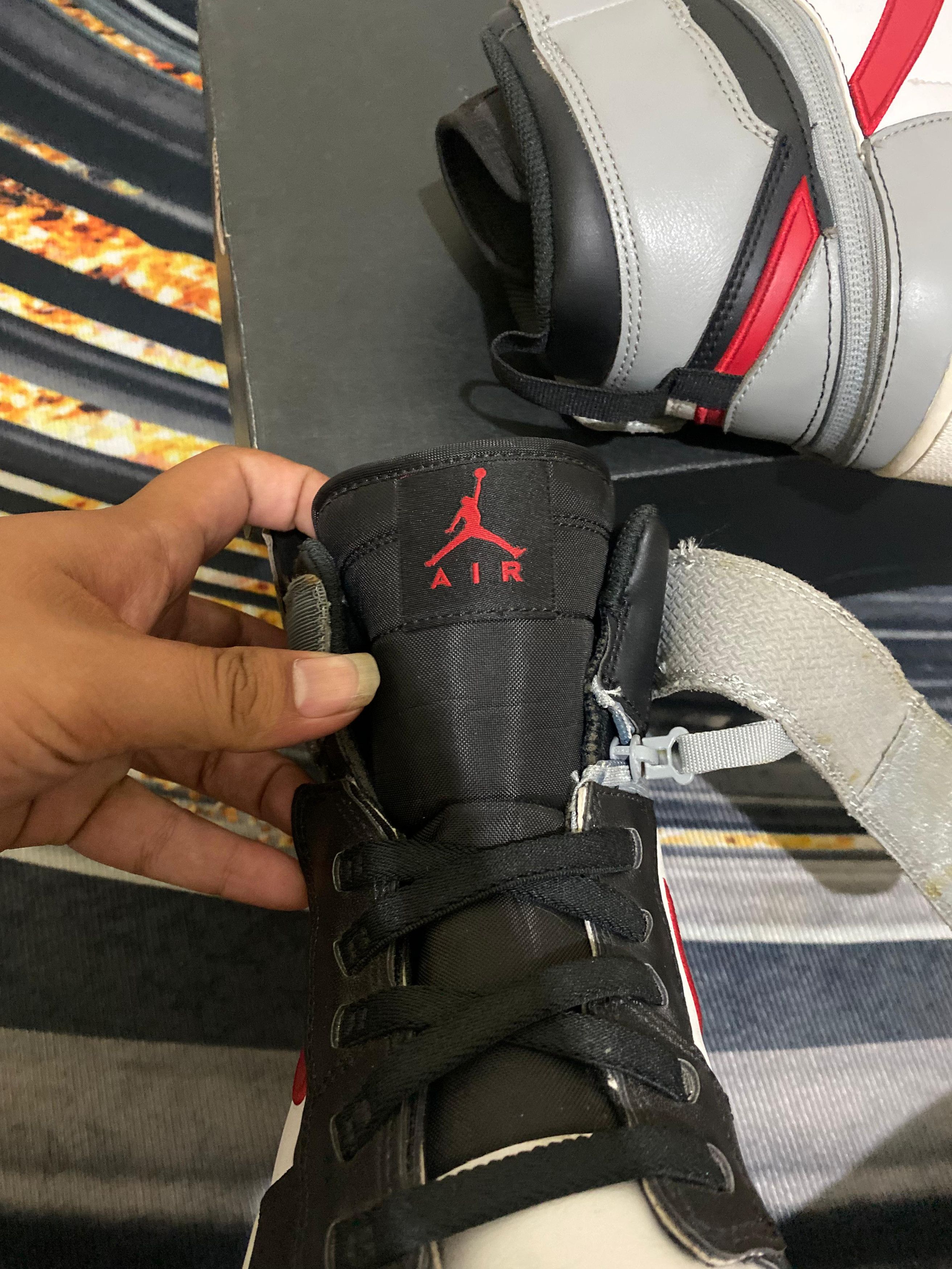Jordan Brand Air Jordan 1 Hi Flyease Particle Grey Size US 10 / EU 43 - 6 Thumbnail
