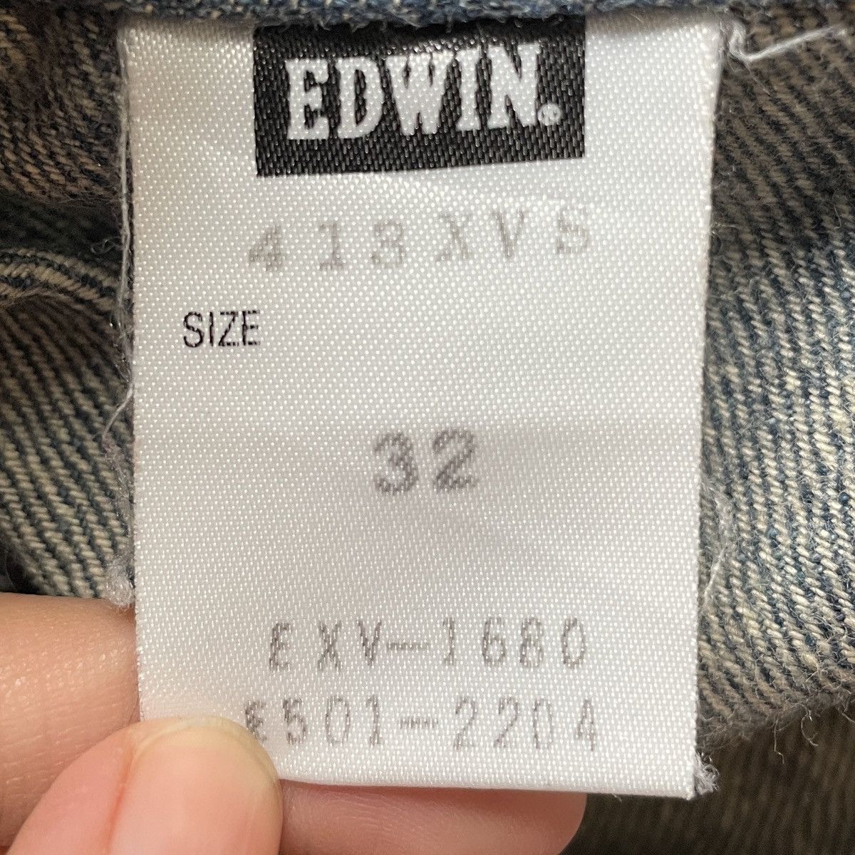 Edwin × If Six Was Nine × Vintage Vintage Brand Edwin Jeans 1990s Size US 32 / EU 48 - 11 Thumbnail