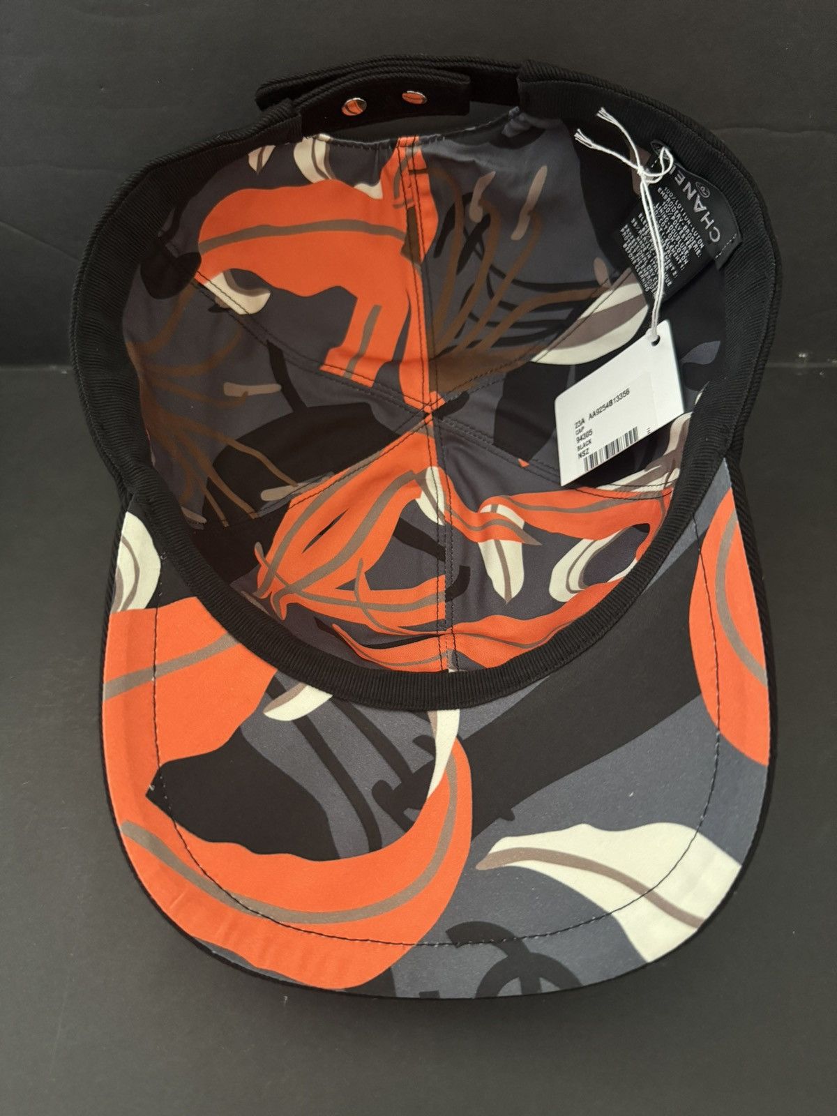 Chanel Chanel Baseball Cap 23A CC Orange Logo Brend New Size ONE SIZE - 3 Thumbnail