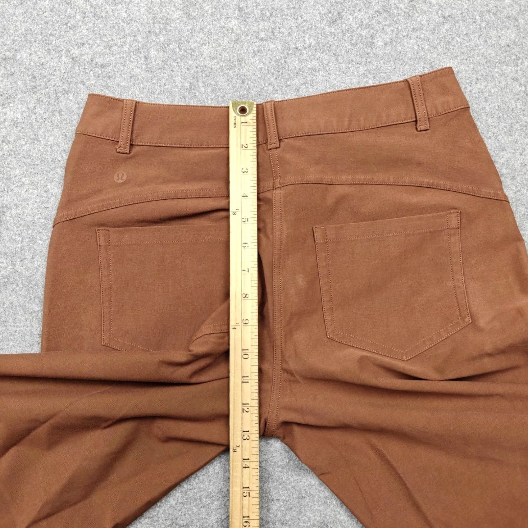 Lululemon Lululemon Pants Womens 29 Brown Relaxed Fit Canvas Wide Leg Chino 5 Pocket Size 29" - 6 Thumbnail