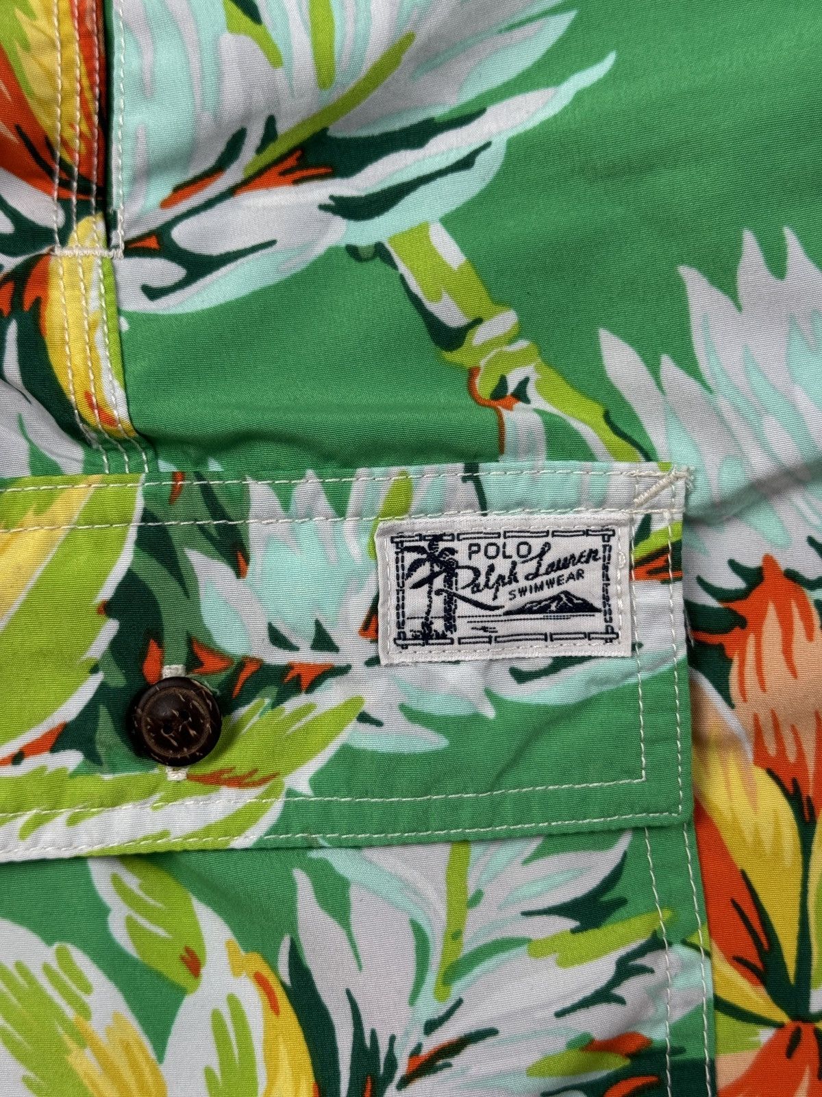 Polo Ralph Lauren × Ralph Lauren POLO Ralph Lauren Floral Printed Aloha Trunks Swim Shorts Size US 32 / EU 48 - 12 Thumbnail