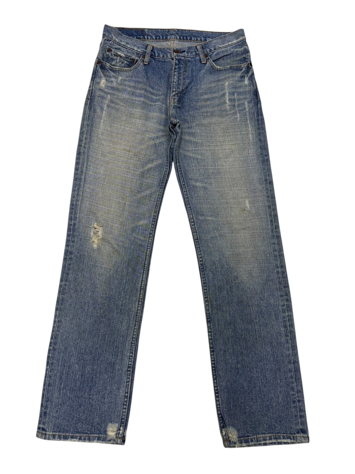 Kapital 🔥LEVIS Y2K REGULAR FIT DISTRESSED DENIM JEANS Size US 32 / EU 48 - 7 Thumbnail