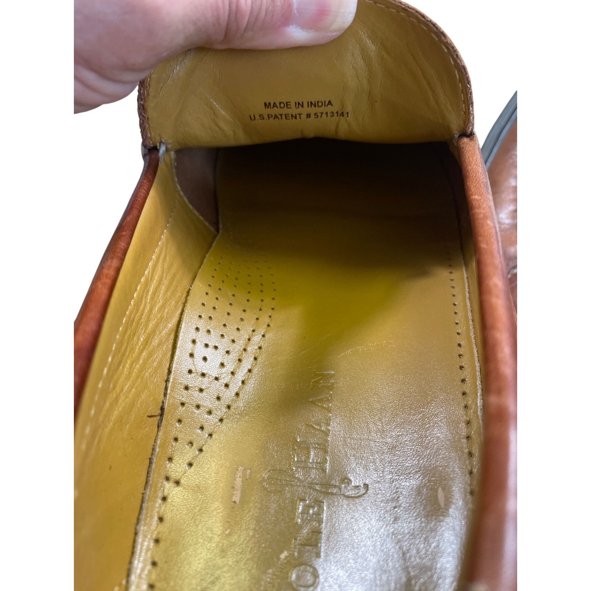 Cole Haan Cole Haan Mens Brown Leather Slip-On Loafers Dress Shoes Siz Size US 9.5 / EU 42-43 - 12 Thumbnail