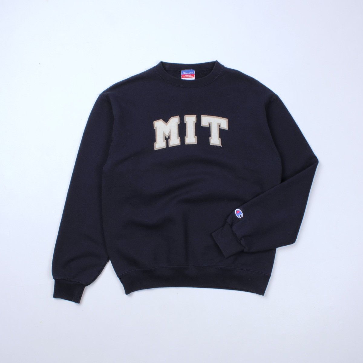 Champion × Vintage CHAMPION MIT College Vintage Fleece Blue Sweatshirt Cotton Size US M / EU 48-50 / 2 - 1 Thumbnail