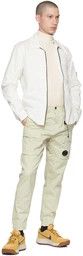 C.P. Company o1y1224 Logo Cargo Pant in Ivory Size US 30 / EU 46 - 4 Thumbnail