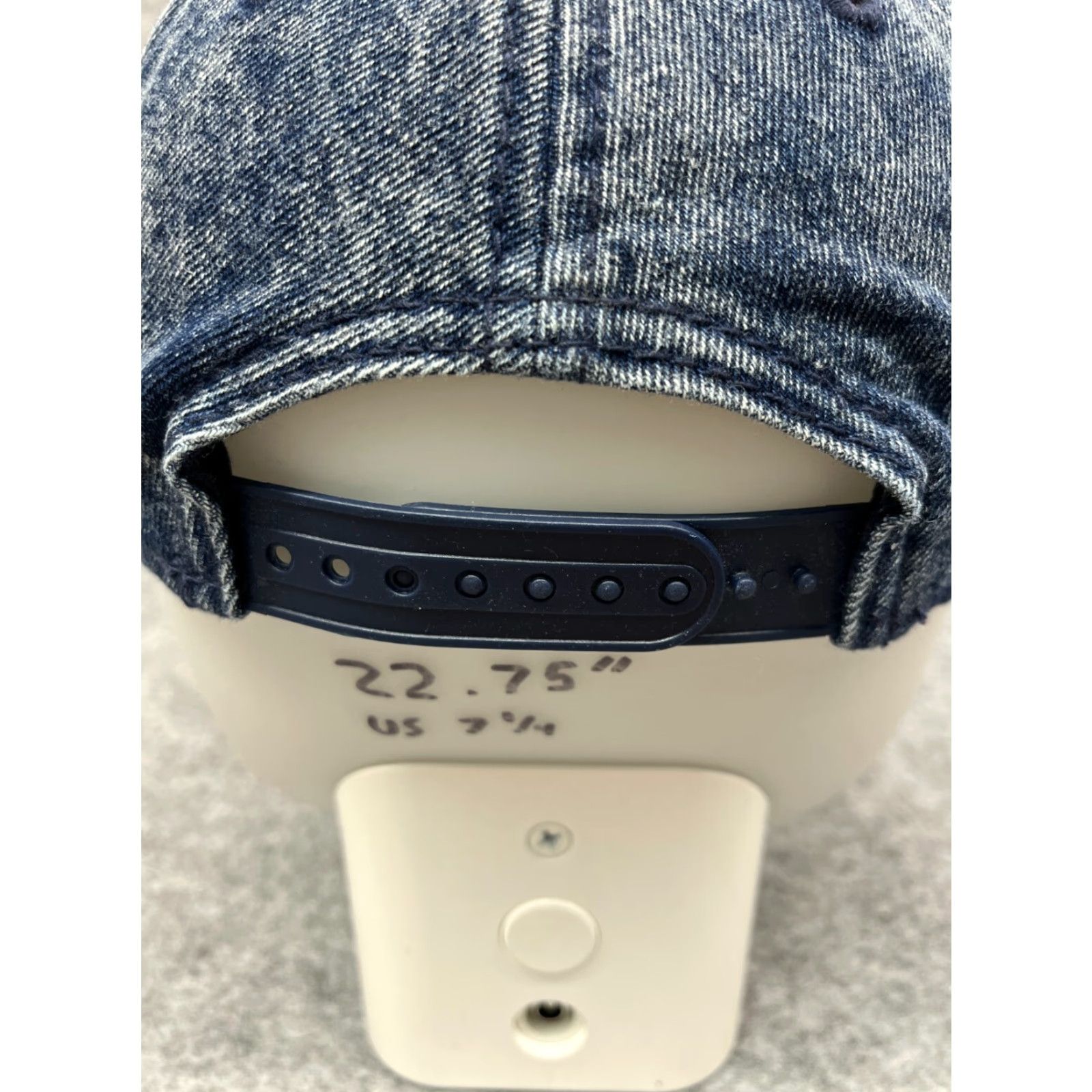 Vintage No Boundaries Hat Cap Snap Back Adult One Size Blue Denim 100% Polyester Adjustable Lightweight Baseball Cap Men Women Sun Beach Outdoor Casual Cap Size ONE SIZE - 7 Thumbnail