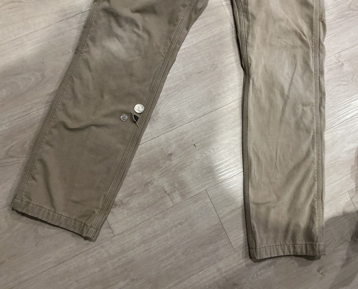 Carhartt Carhartt khaki workwear plaid lining pants Size US 33 - 2 Thumbnail